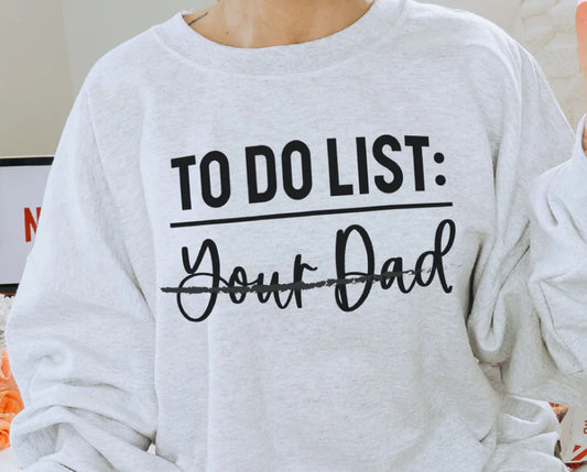 To do list sweater