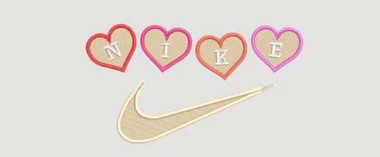 Nike heart onesie